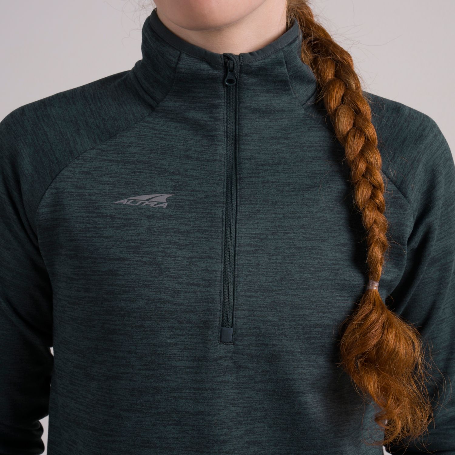 Dámské Mikiny Altra Core 1/2 Zip Tmavě Zelene | CZ-80169549