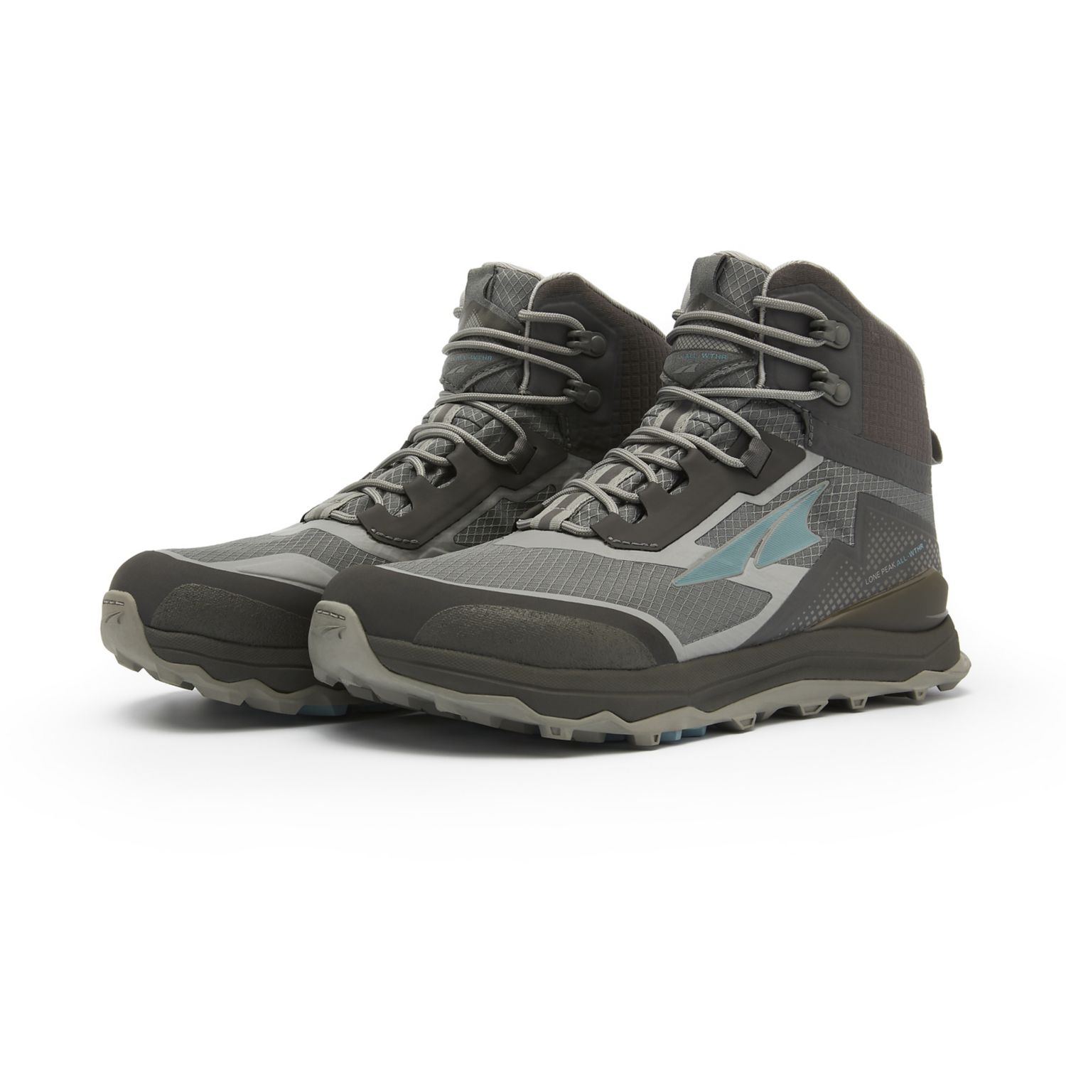 Dámské Turistické Boty Altra Lone Peak All-wthr Mid Šedé Zelene | CZ-59682709