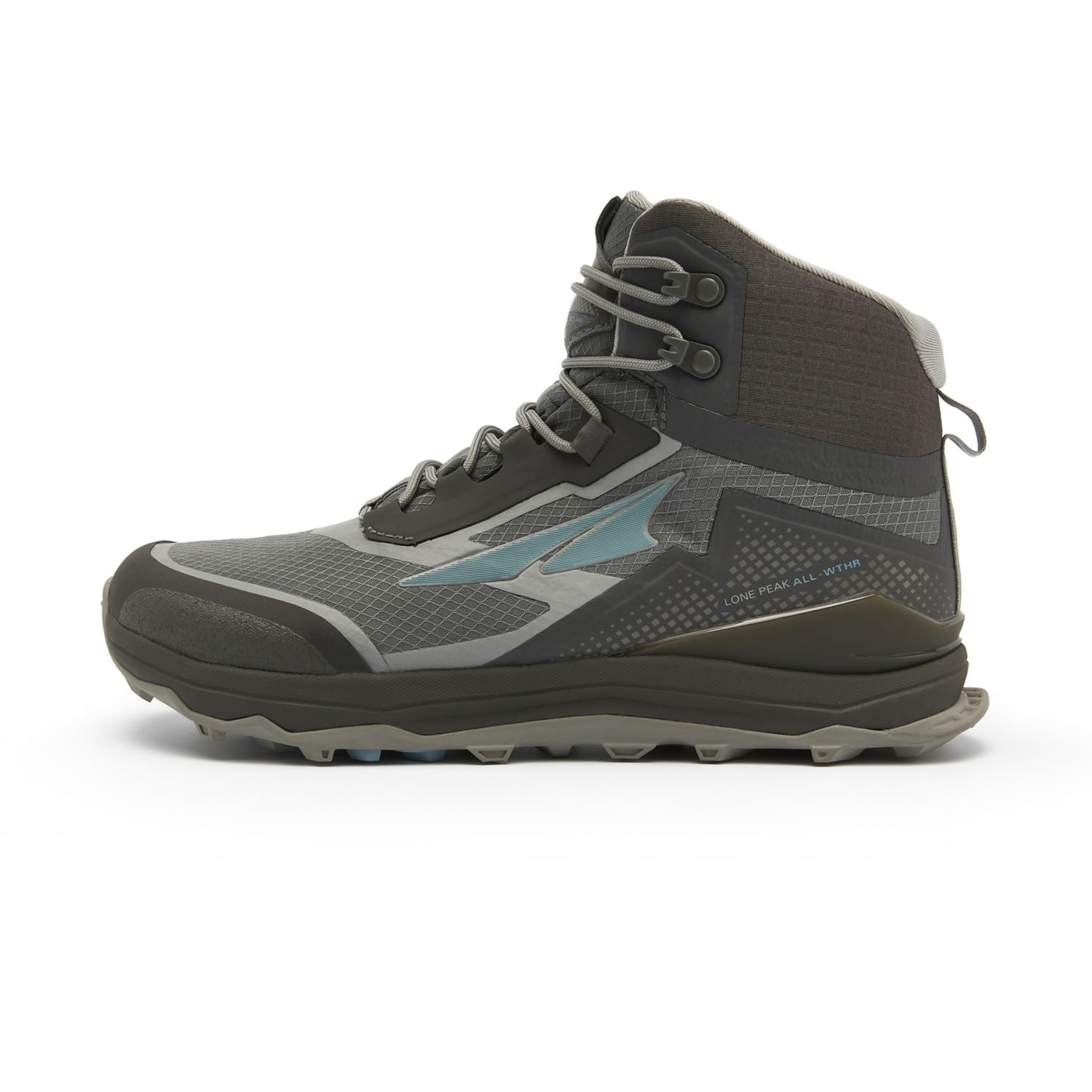 Dámské Turistické Boty Altra Lone Peak All-wthr Mid Šedé Zelene | CZ-59682709