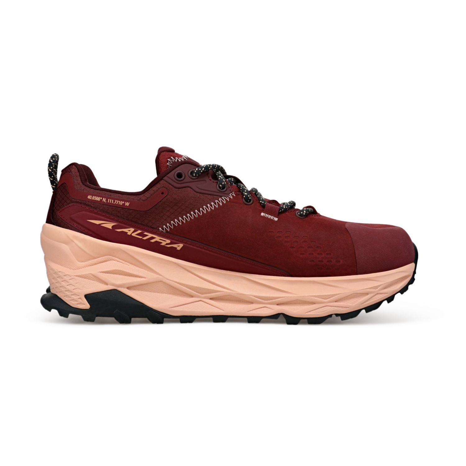 Dámské Turistické Boty Altra Olympus 5 Hike Low Gtx Vínové | CZ-37526909