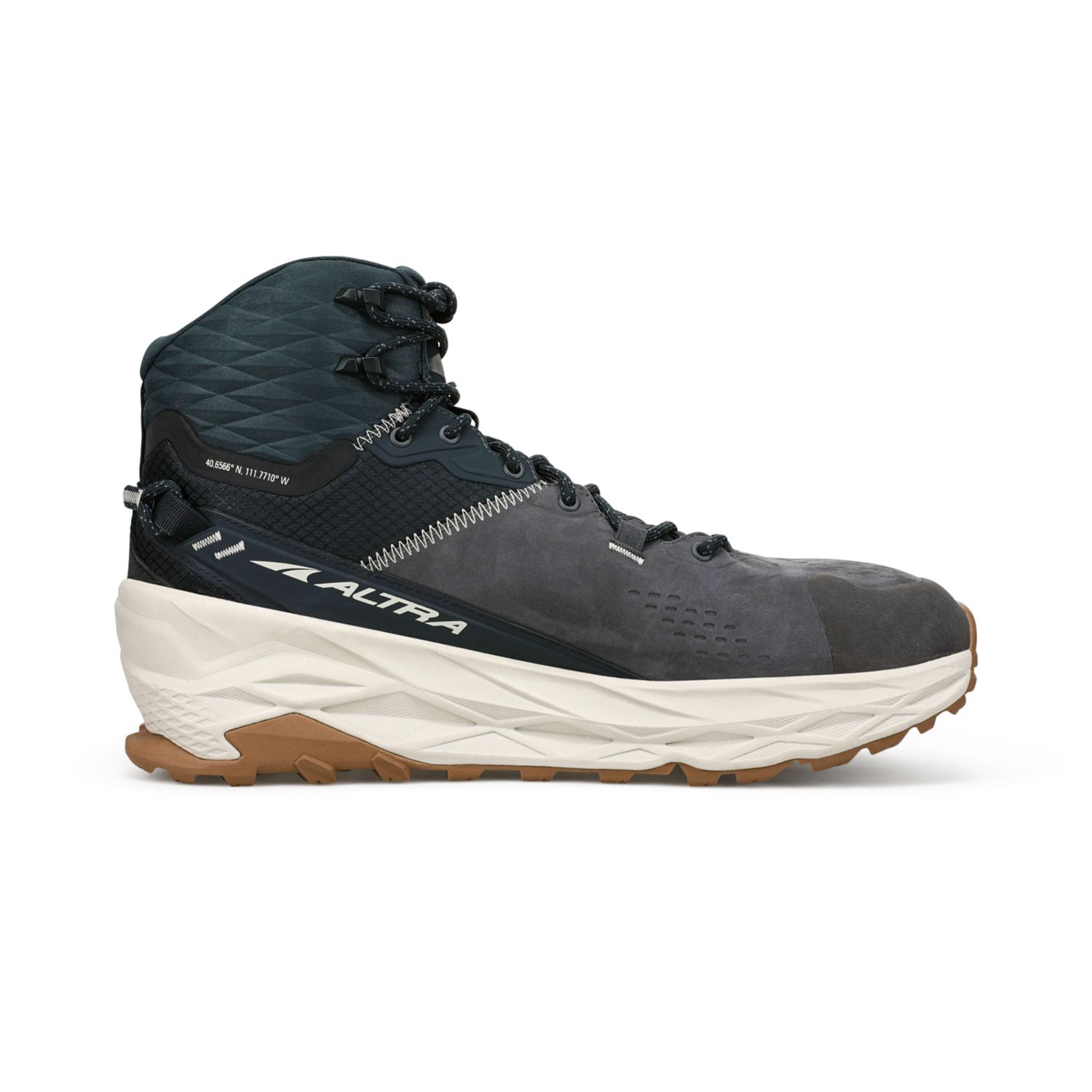 Pánské Turistické Boty Altra Olympus 5 Hike Mid Gtx Černé Šedé | CZ-03486959