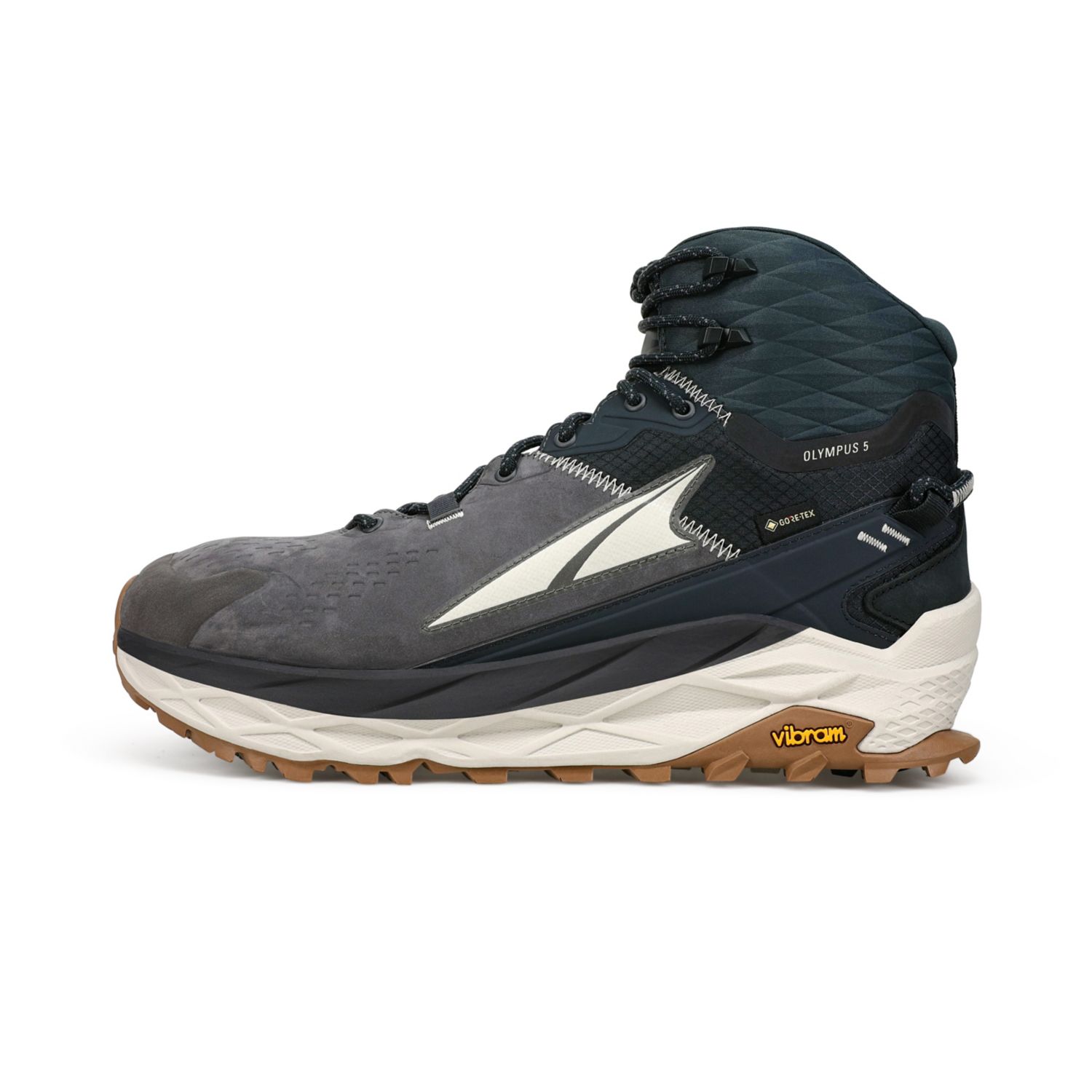 Pánské Turistické Boty Altra Olympus 5 Hike Mid Gtx Černé Šedé | CZ-03486959